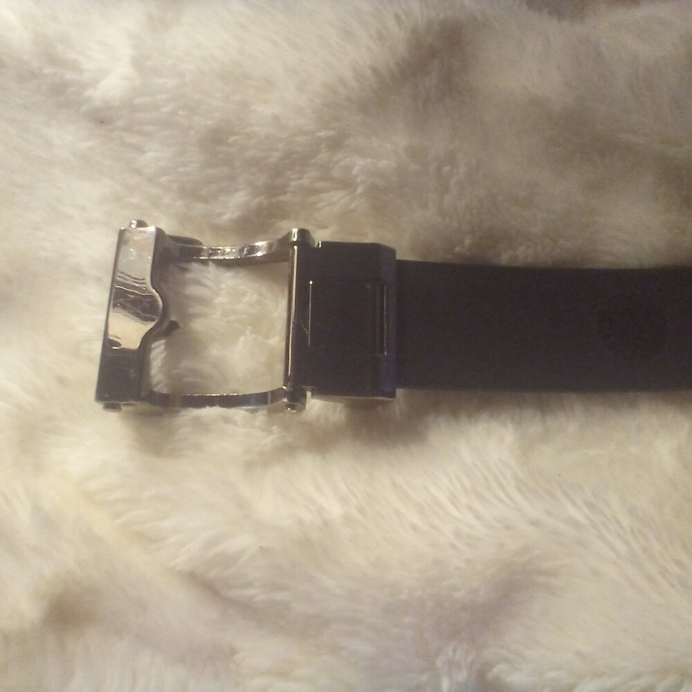 Starbelt by WeatherTech Black Belt w/Silver Buckle (Quick Release Lever) - Picture 7 of 9